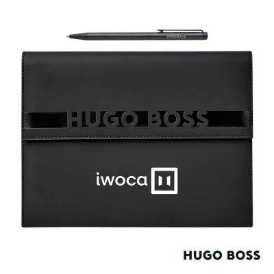 Hugo Boss® Cloud Ballpoint Pen & A5 Folder Set