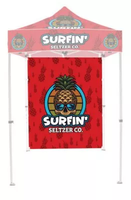 5ft Canopy Tent Full Height Wall with Full Color Double Sided Imprint