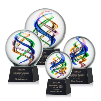 Galileo Award on Robson Base - Black