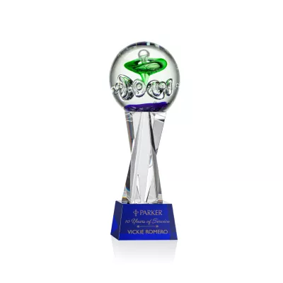 Aquarius Award on Grafton Base - Blue
