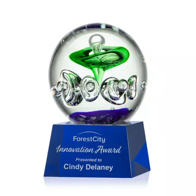 Aquarius Award on Robson Base - Blue