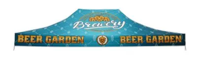 15ft x 10ft Aluminum Canopy [Top Only] w/ Full Color Imprint