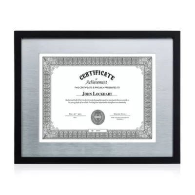 Cady Certificate Frame