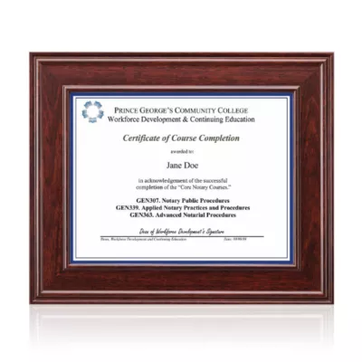 Calthrop Certificate Holder