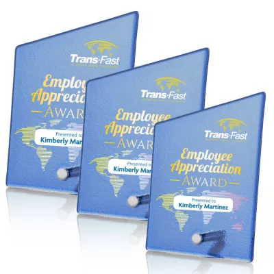Atchison Blue Slant VividPrint™ Award - Silver