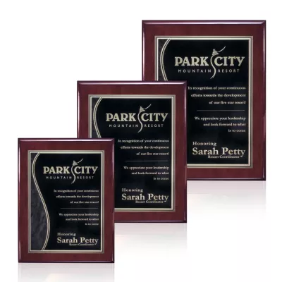 Oakleigh/Nobleton Plaque - Rosewood Finish