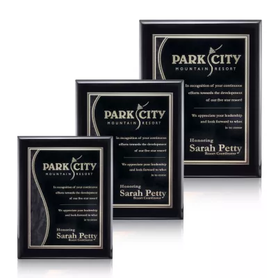 Oakleigh/Nobleton Plaque - Black Finish
