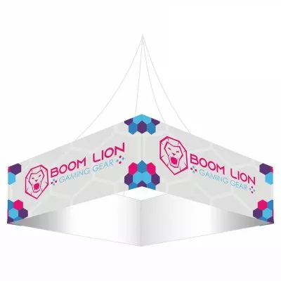 One Choice Hanging Banner 10 ft. Square 42 in. Outside Graphic Package (Hardware & Graphic)