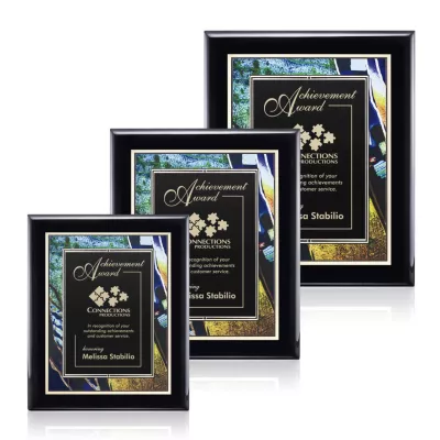 Oakleigh/Verdi Plaque - Black Finish