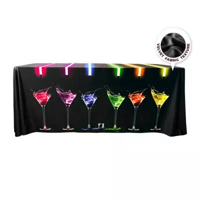 6' Dye-Sub Velvet Table Cover