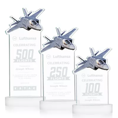 Top Gun Award on Alberton Base - White
