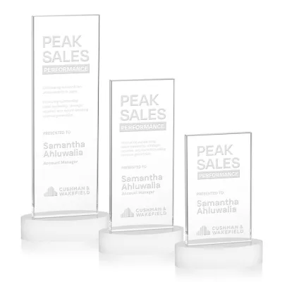 Heathrow Award on Alberton Base - White