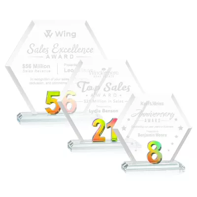 Riviera Milestone Award - Prismatic