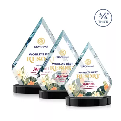 Apex VividPrint™ Award on Alberton Base - Black