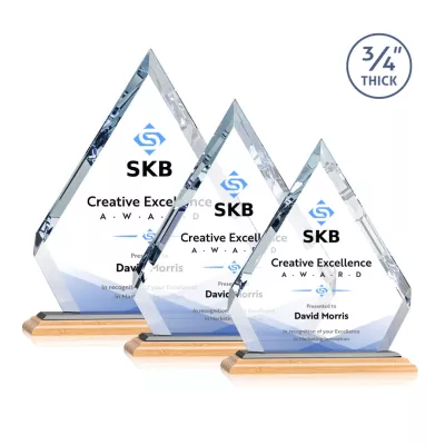 Apex VividPrint™ Award - Bamboo/Black