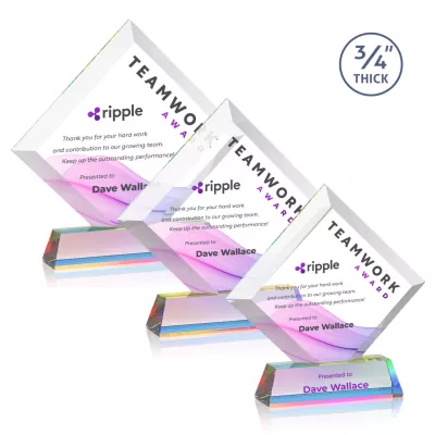 Belaire VividPrint™ Award on Newhaven Base - Prismatic