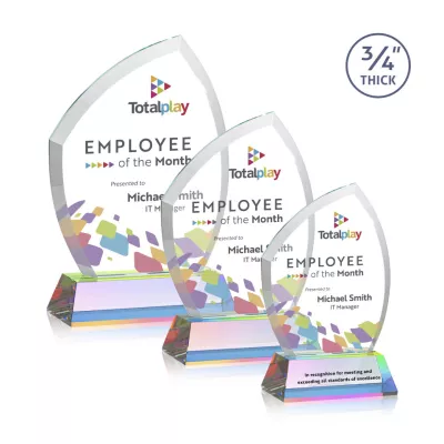 Daltry VividPrint™ Award on Newhaven Base - Prismatic