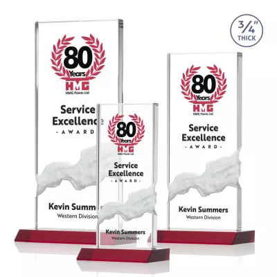 Poole VividPrint™ Award - Red