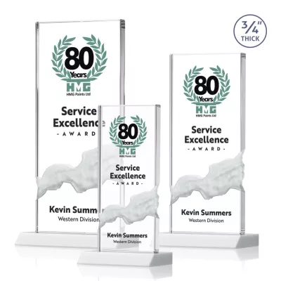 Poole VividPrint™ Award - White