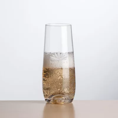 Edderton Stemless Flute - Deep Etch