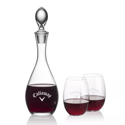 Malvern Decanter & Carlita Stemless Wine