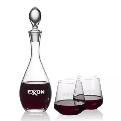 Malvern Decanter & Cannes Stemless Wine