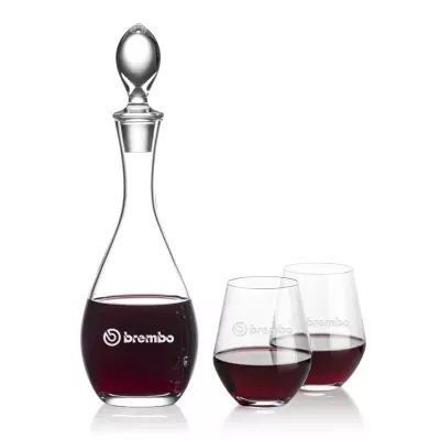 Malvern Decanter & Reina Stemless Wine