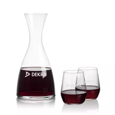 Barham Carafe & Germain Stemless Wine