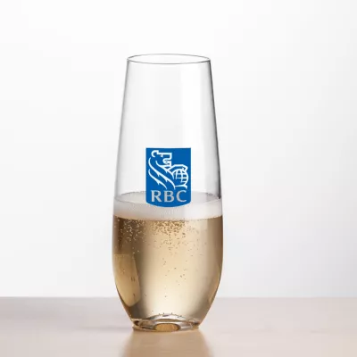 Boston Stemless Flute - Imprinted