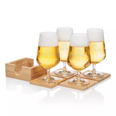 Bamboo Coaster Gift Set - Breckland
