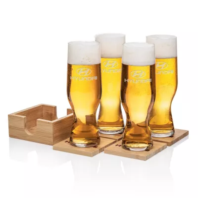 Bamboo Coaster Gift Set - Covington