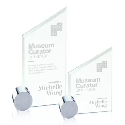 Cooper Award - Jade/Chrome Circle
