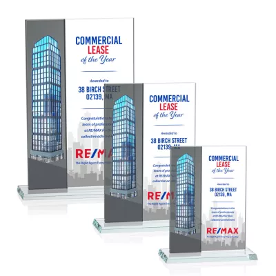 Composite Vertical VividPrint™ Award - Grey