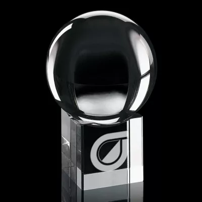 Optical Sphere Award on Cube Base