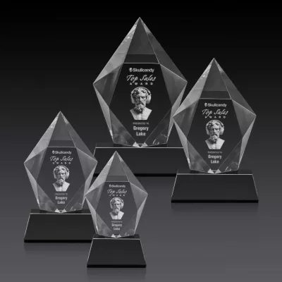 Devron 3D Award on Base - Black