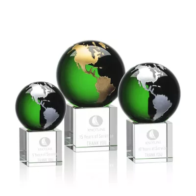 Haywood Globe Award - Green/Gold