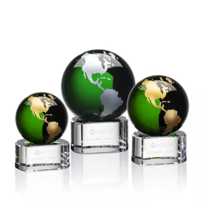 Dundee Globe Award - Green/Gold