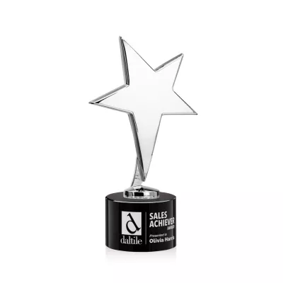 Tuscany Chrome Star on Marvel Base - Black