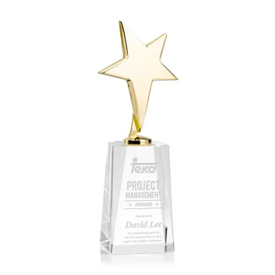 Tuscany Gold Star on Cairns Base - Clear