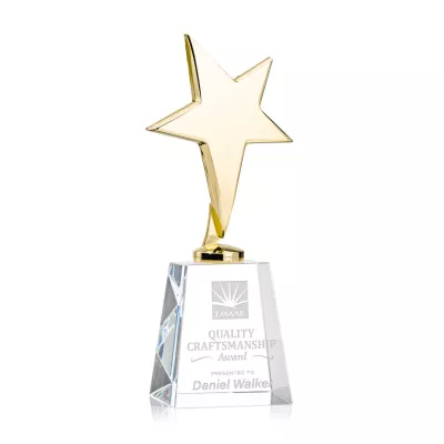 Tuscany Gold Star on Celestina Base - Clear