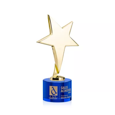 Tuscany Gold Star on Marvel Base - Blue