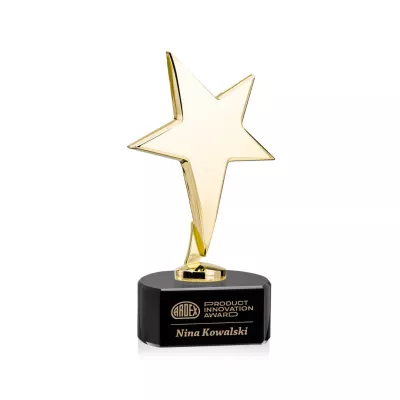Tuscany Gold Star on Paragon Base - Black