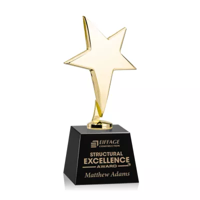 Tuscany Gold Star on Robson Base - Black