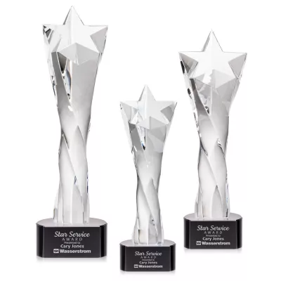 Arlington Star Award on Paragon Base - Black