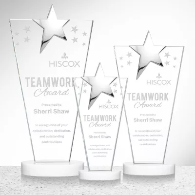 Mantella Chrome Star Award - White