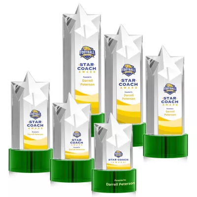 Berkeley VividPrint™ Award on Marvel Base - Green
