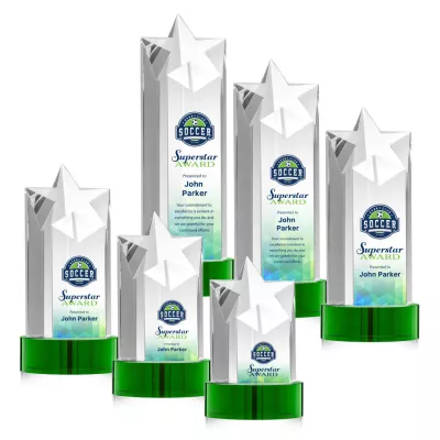 Berkeley VividPrint™ Award on Stanrich Base - Green
