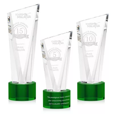 Plymouth Award on Marvel Base - Green