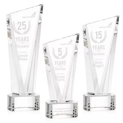 Plymouth Award on Paragon Base - Clear