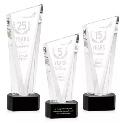 Plymouth Award on Paragon Base - Black